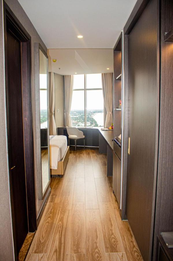 本特钻石之星酒店 Ben Tre 外观 照片 A room at the hotel