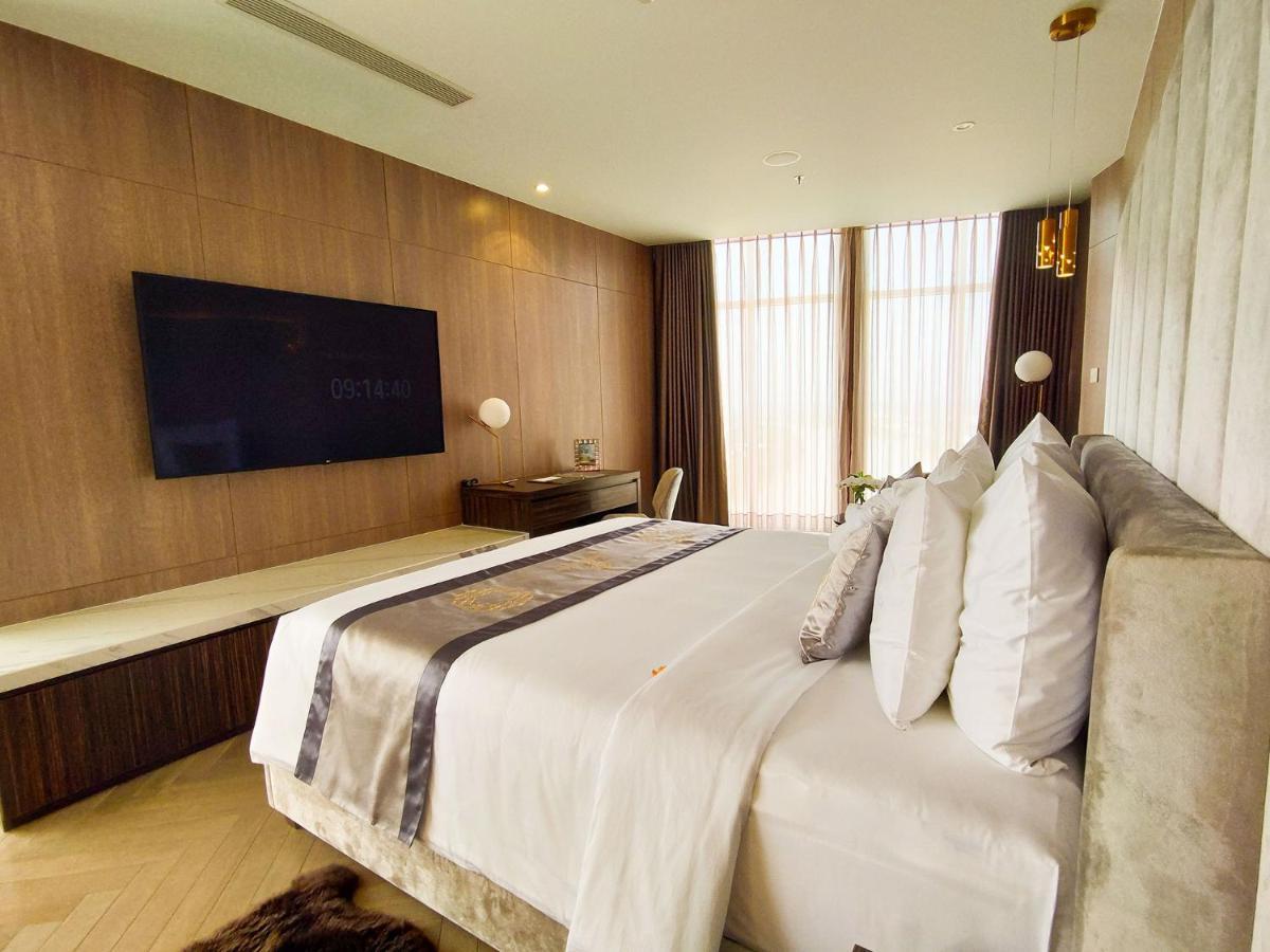 本特钻石之星酒店 Ben Tre 外观 照片 A bedroom at the hotel