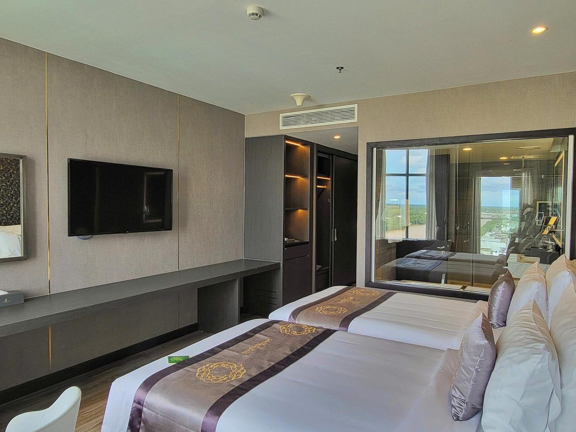 本特钻石之星酒店 Ben Tre 外观 照片 Deluxe Room